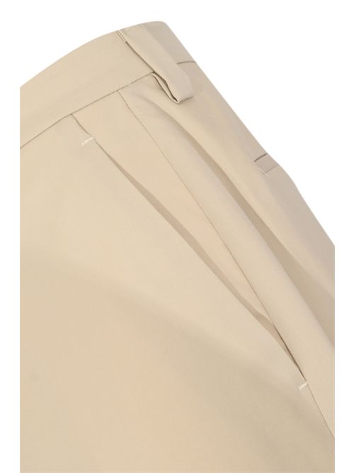 Pantalone Owen in lana vergine Sabbia MICHELE CARBONE | OWEN 3807S26104